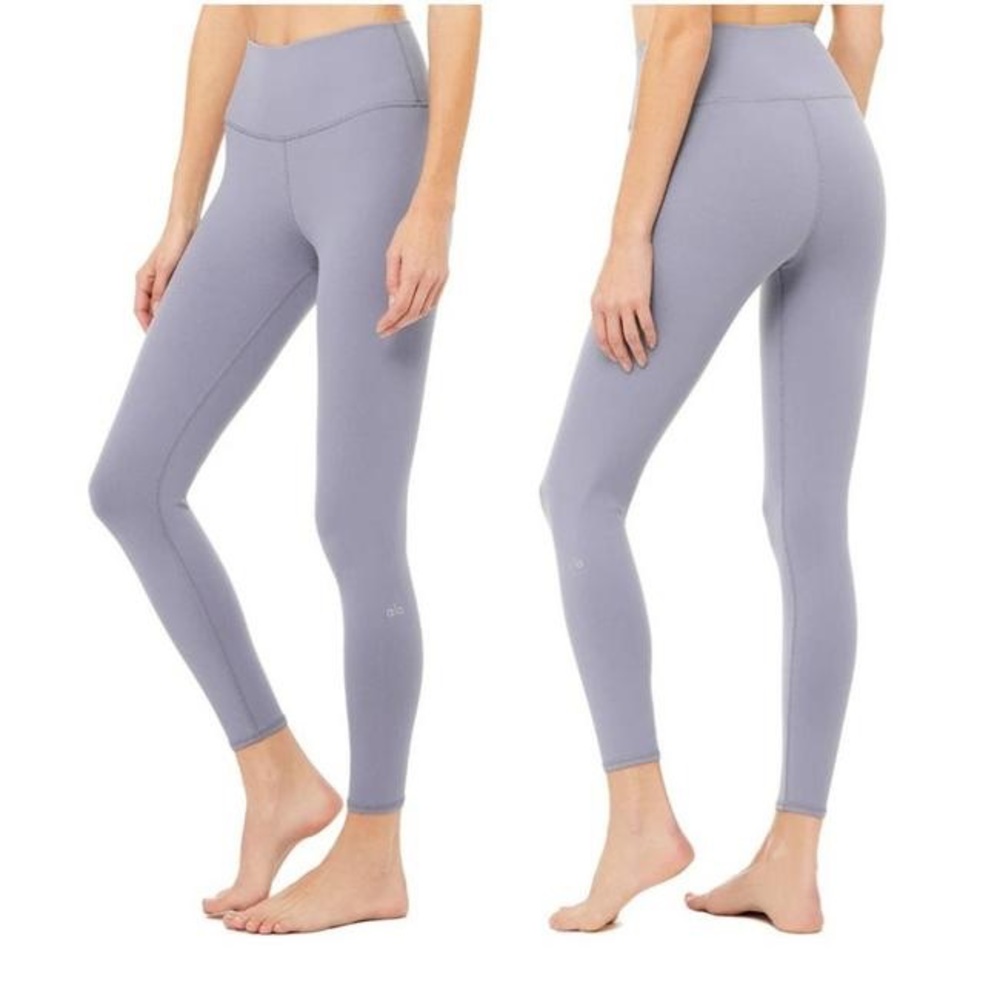 Alo Yoga 7/8 High Waist Airbrush Legging Blue Moon